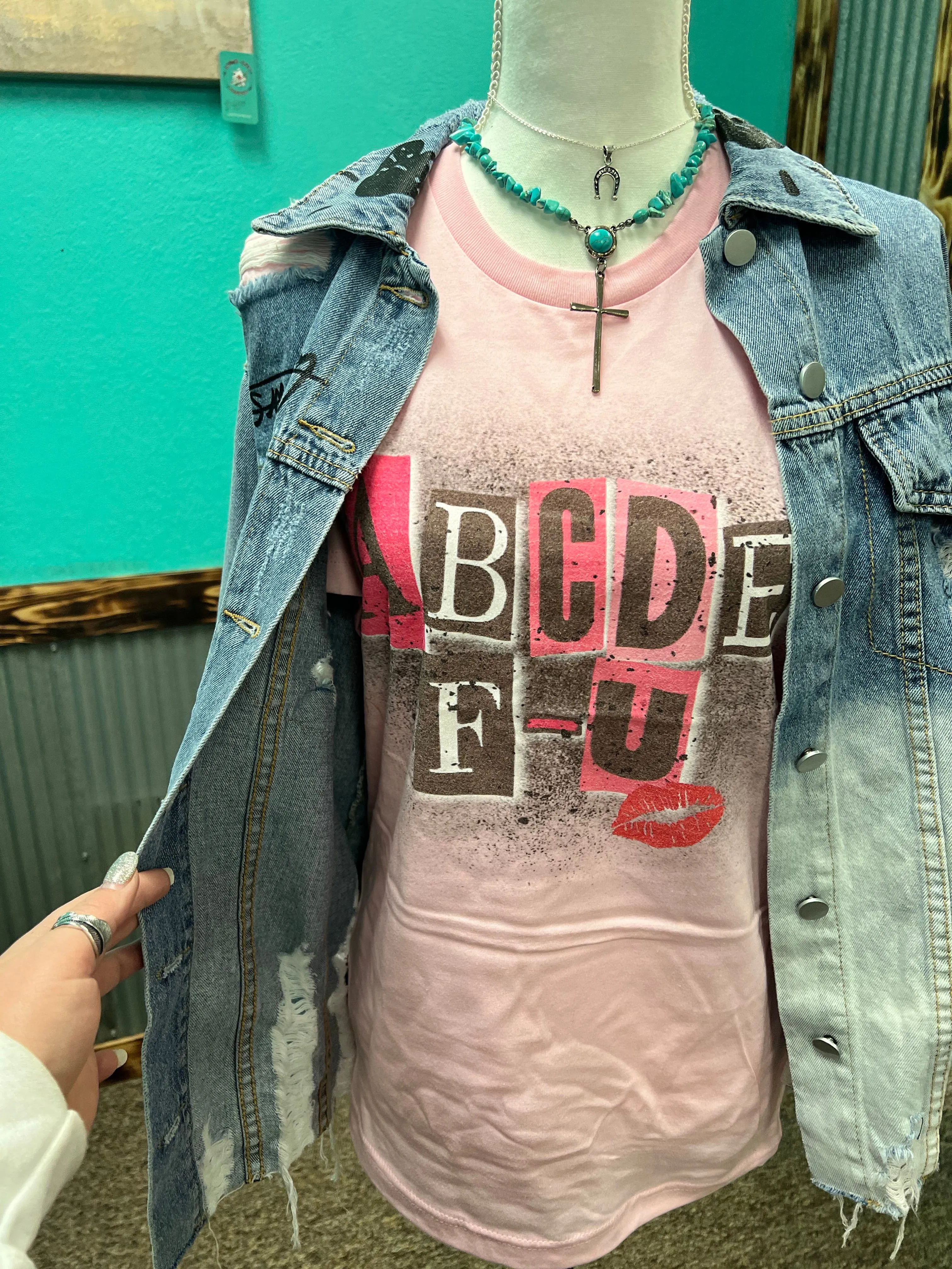 ABCDEFU Graphic Tee