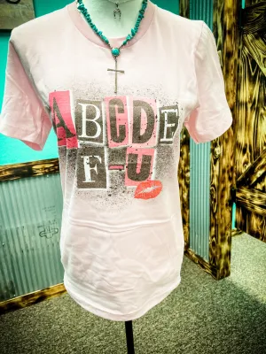 ABCDEFU Graphic Tee