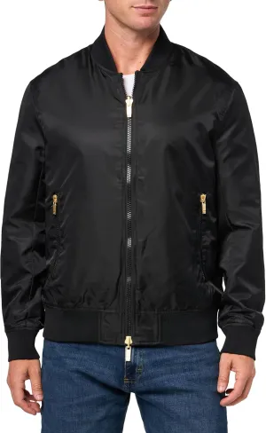 Armani Exchange Men's Reversible Snake Graphic Bomber Jacket