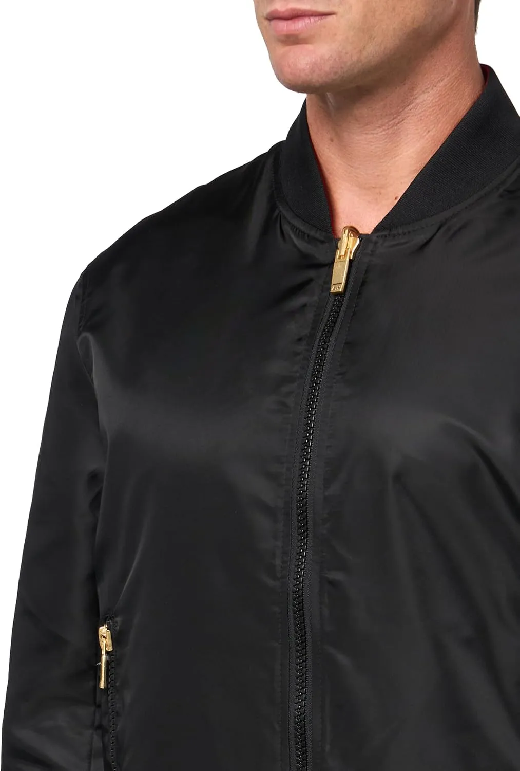 Armani Exchange Men's Reversible Snake Graphic Bomber Jacket