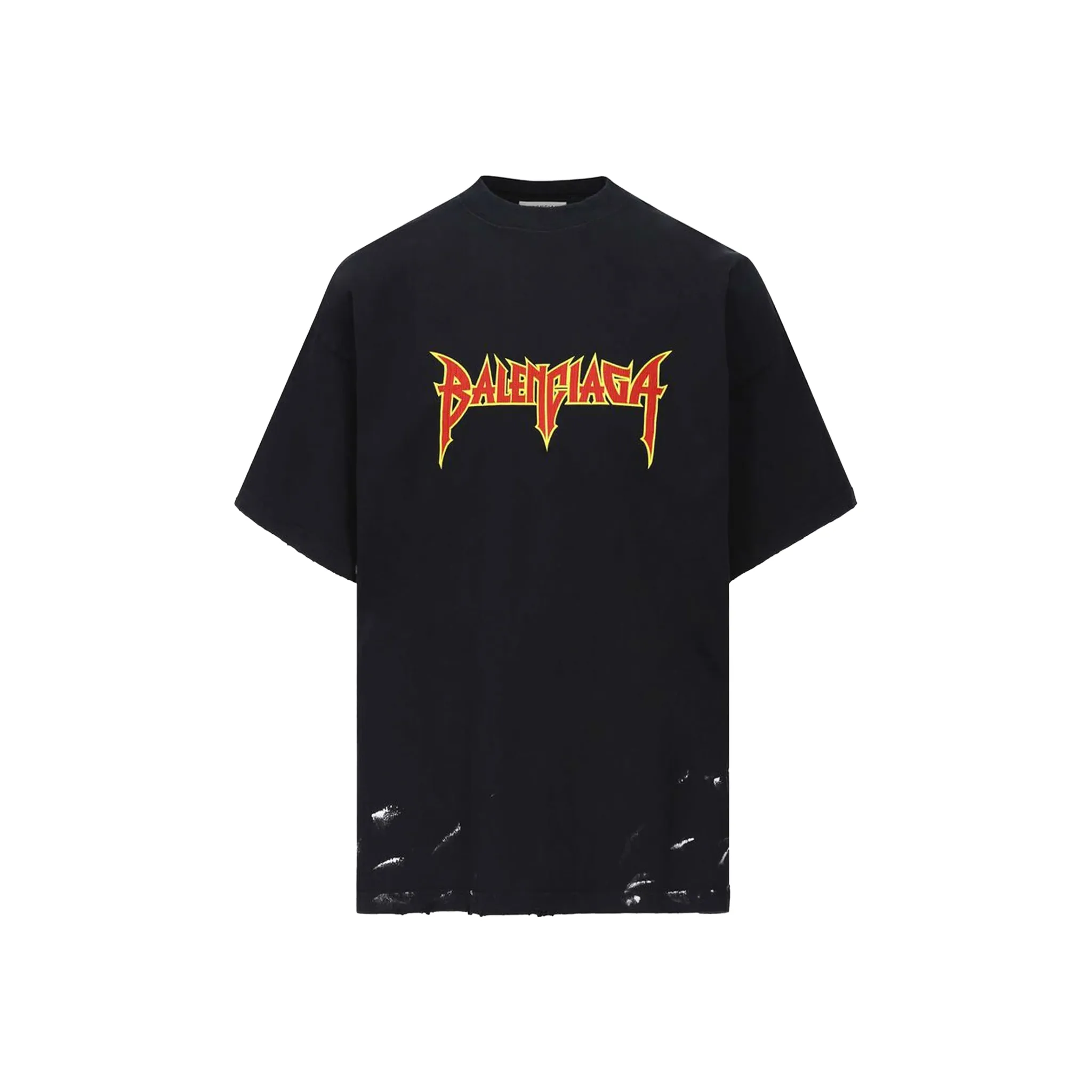 BALENCIAGA Metal Vintage Oversized Tee Black/Multi