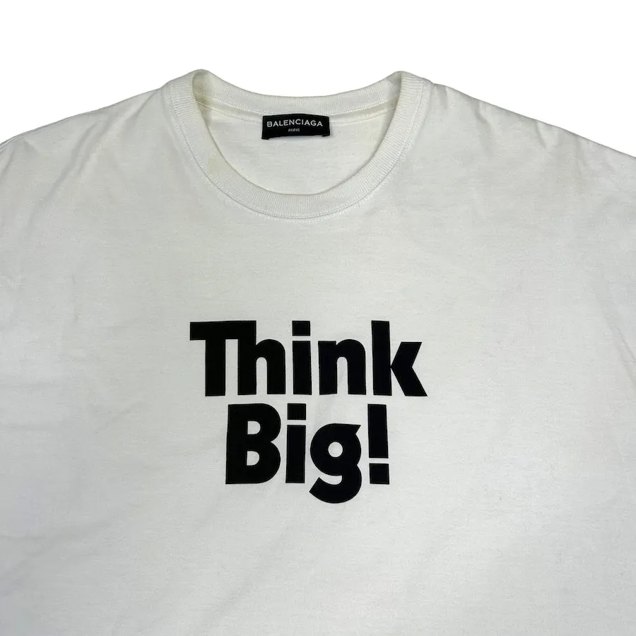 BALENCIAGA 'THINK BIG!' OVERSIZED TEE