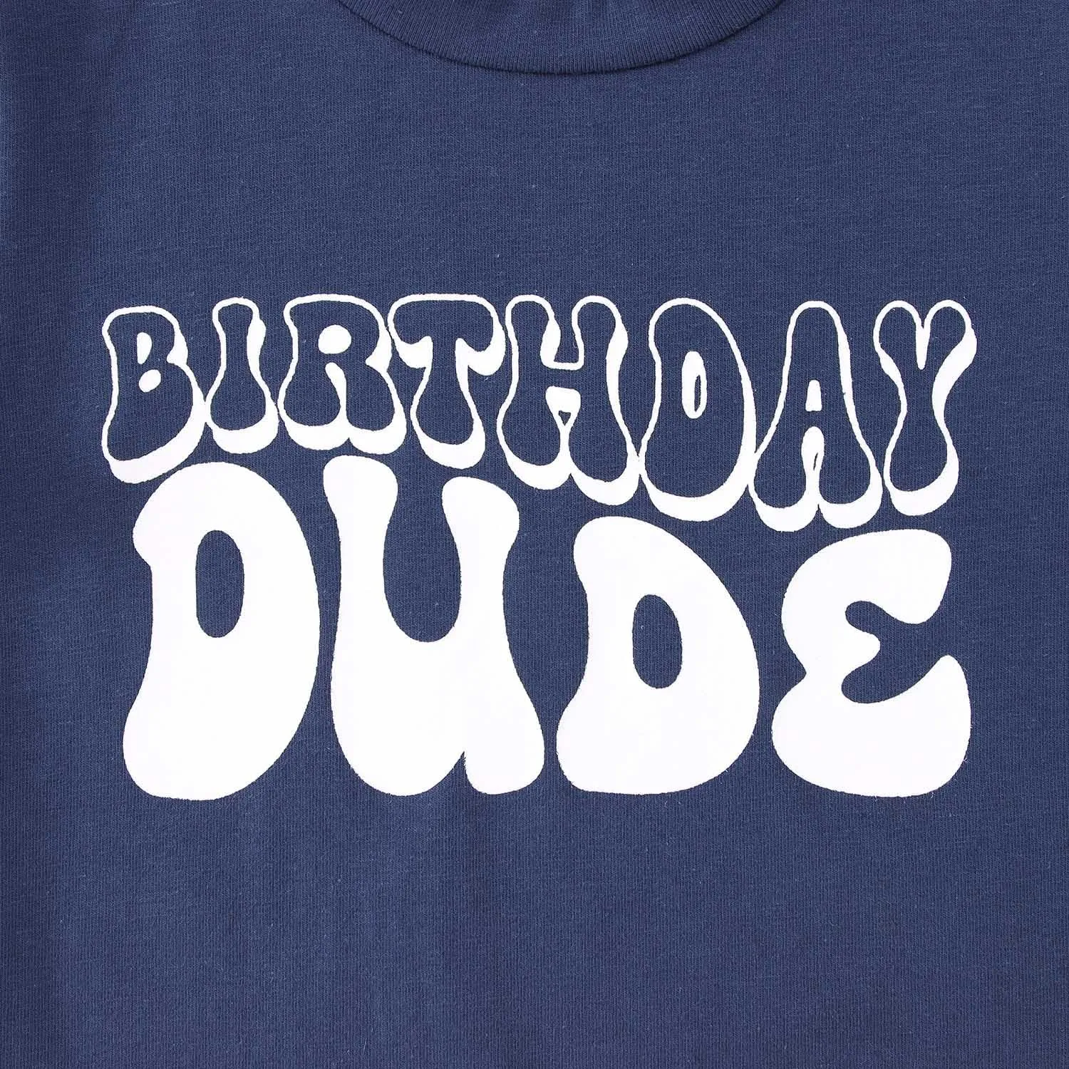 Birthday Dude Shirt Toddler Baby Boy Funny Letter Birthday T-Shirt Kids Summer Short Sleeve Party Gifts Tees Top