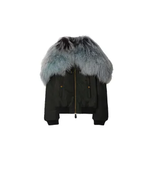 BURBERRY | PAISLEY NYLON BOMBER JACKET