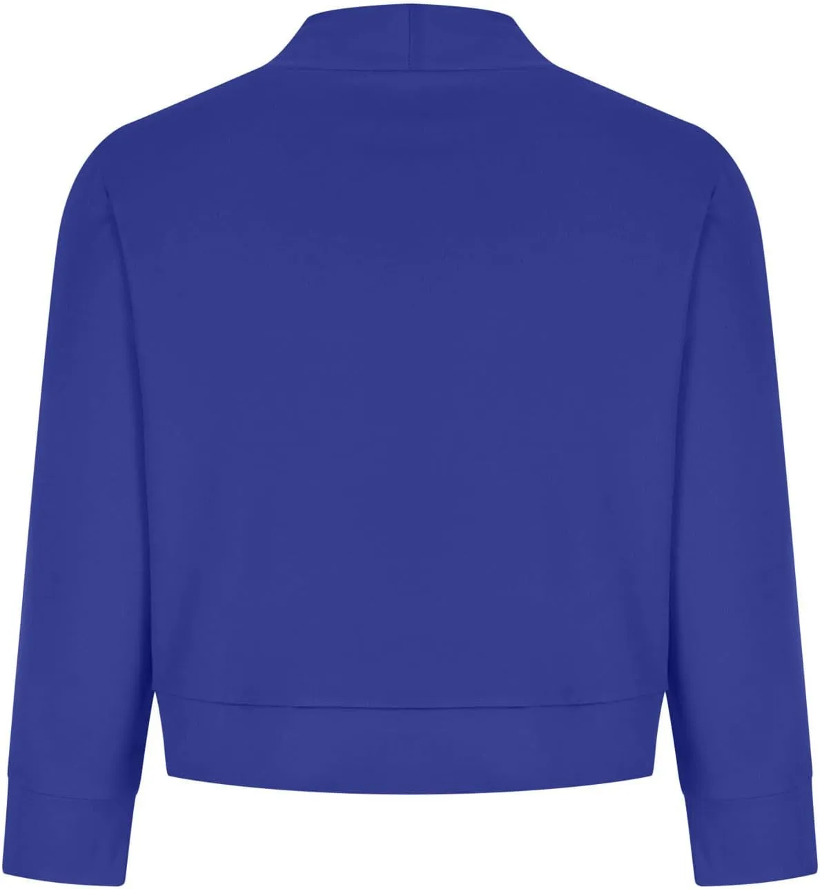 Cropped Blazer for Womens Open Front Work Office Cardigan Suit 3/4 Sleeve Solid Jacket Shrug Casual Business Blazers