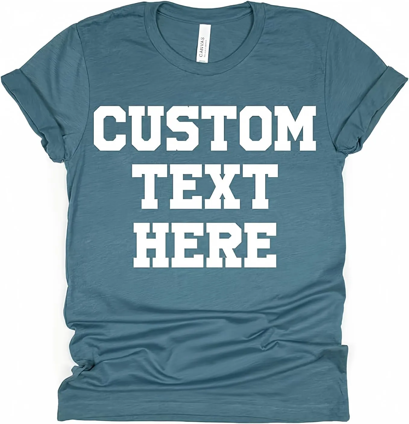 Custom T Shirts Design Your Own with Name or Any Other Text Custom Shirt for Men Women Kids Unisex Cotton