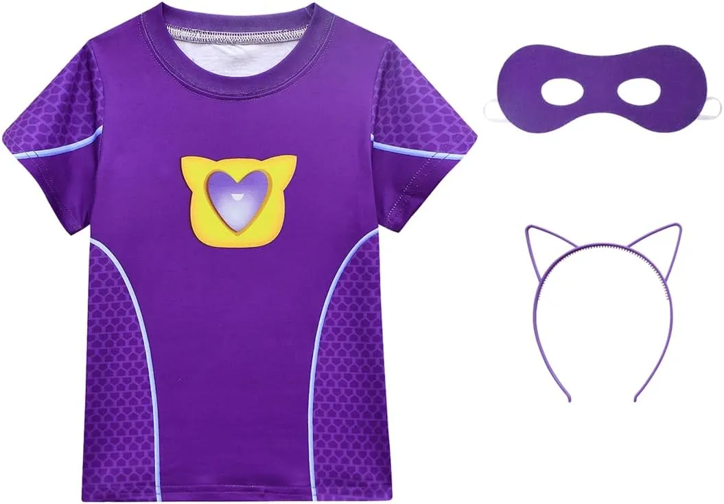 Cute Short Sleeve Shirt Daily Playwear, 3-8Y