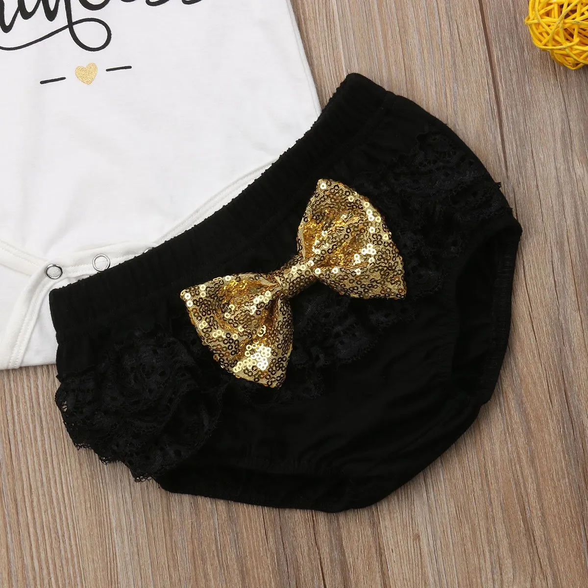 Daddy's Princess Newborn Baby Girl Clothes Set