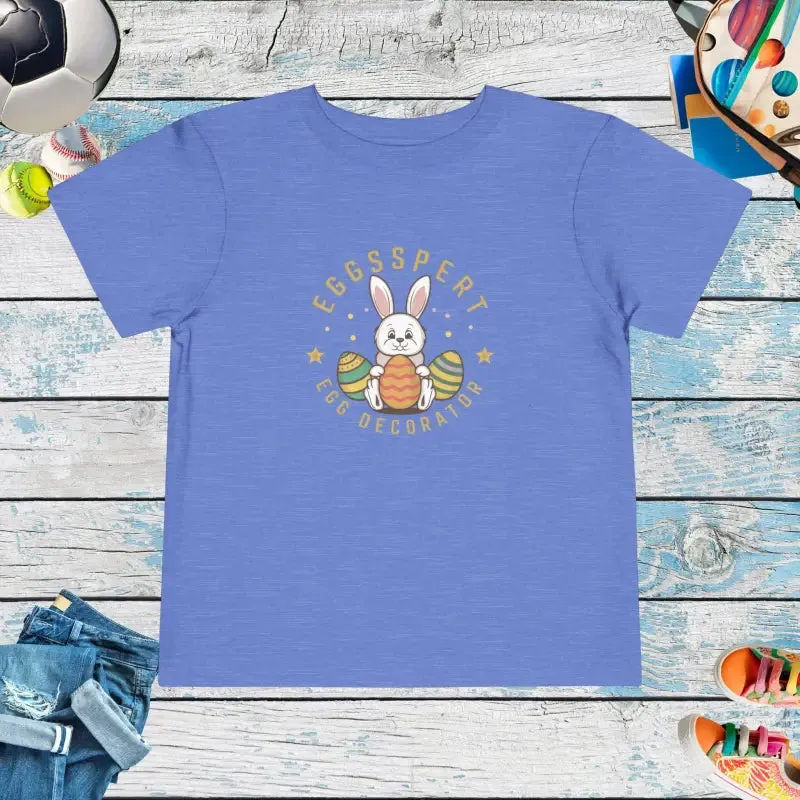 Eggspert Toddler Tee for Little Egg Decorators