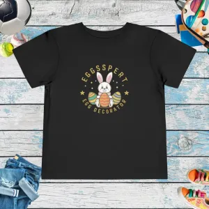Eggspert Toddler Tee for Little Egg Decorators