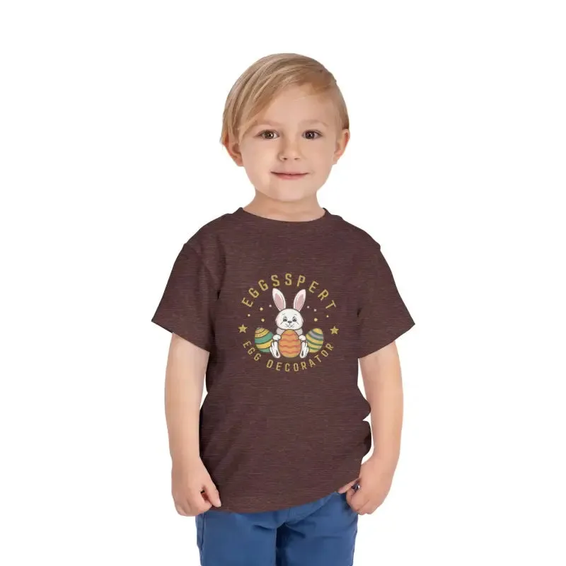 Eggspert Toddler Tee for Little Egg Decorators