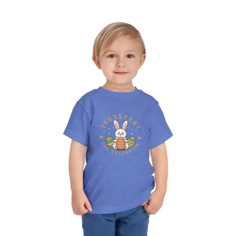 Eggspert Toddler Tee for Little Egg Decorators