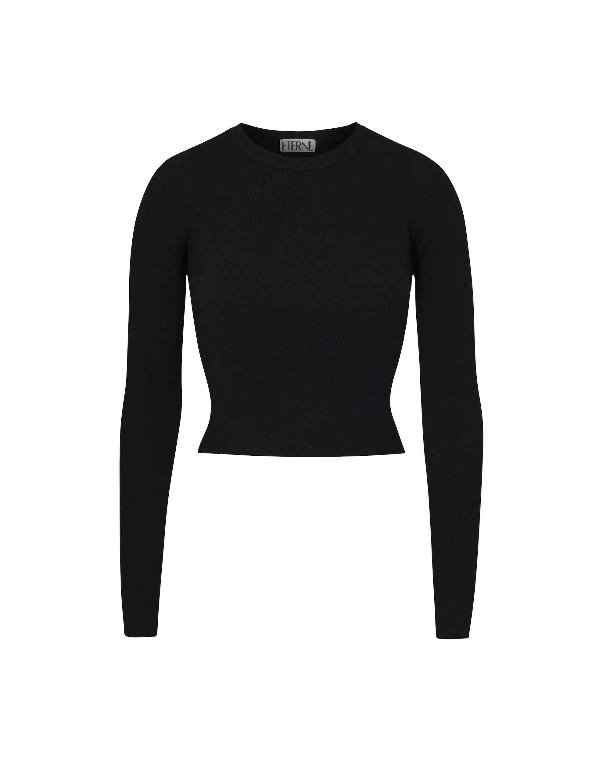 ETERNE~ Crop LS fitted top CB003