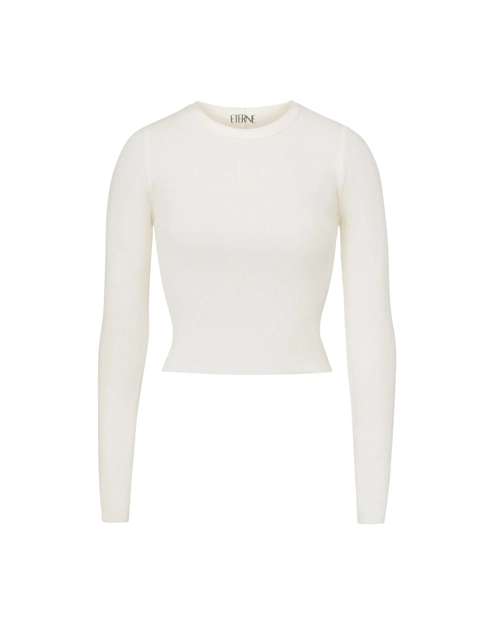 ETERNE~ Crop LS fitted top CB003
