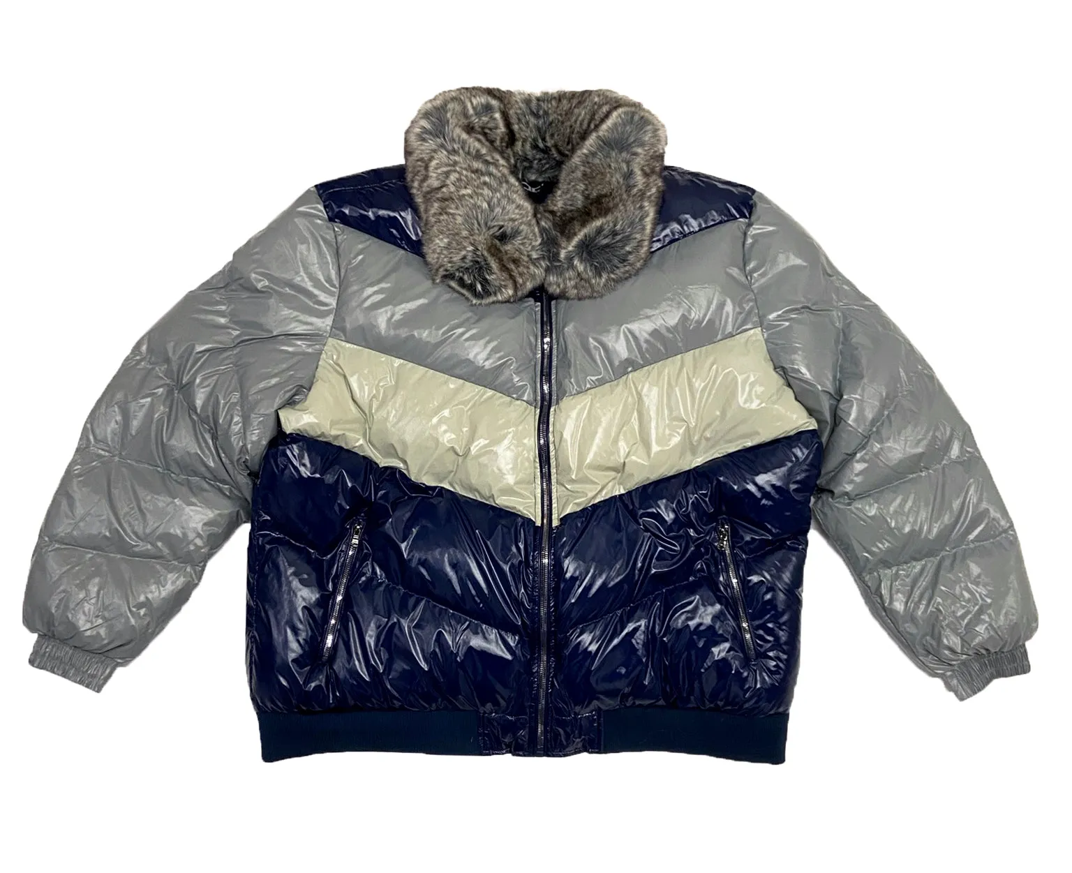 Jordan Craig Big Men's Sugar Hill Nylon Puffer Jacket (London Blue)