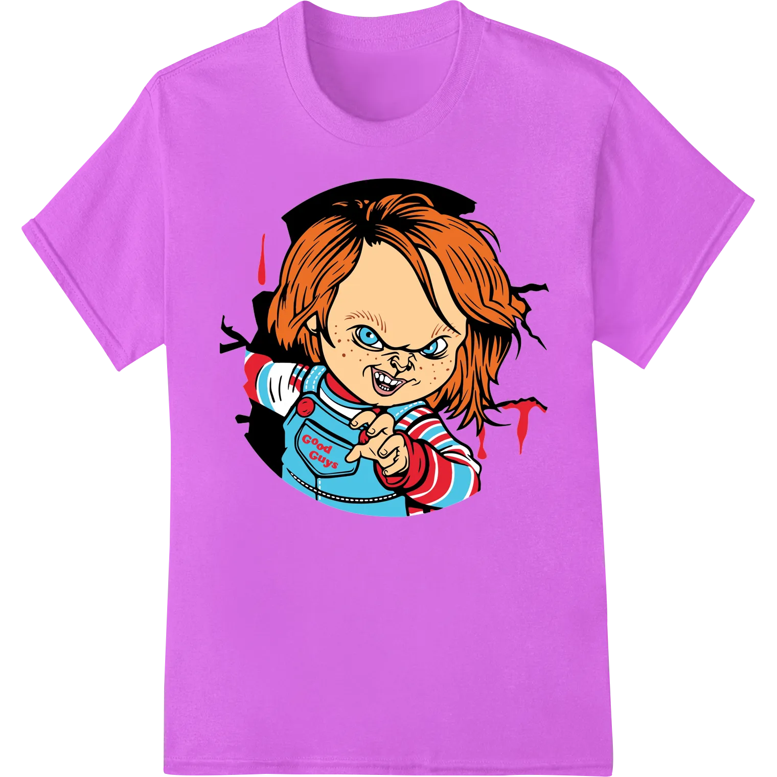 Killer Chucky Halloween Graphic - Horror Movie DTF Print