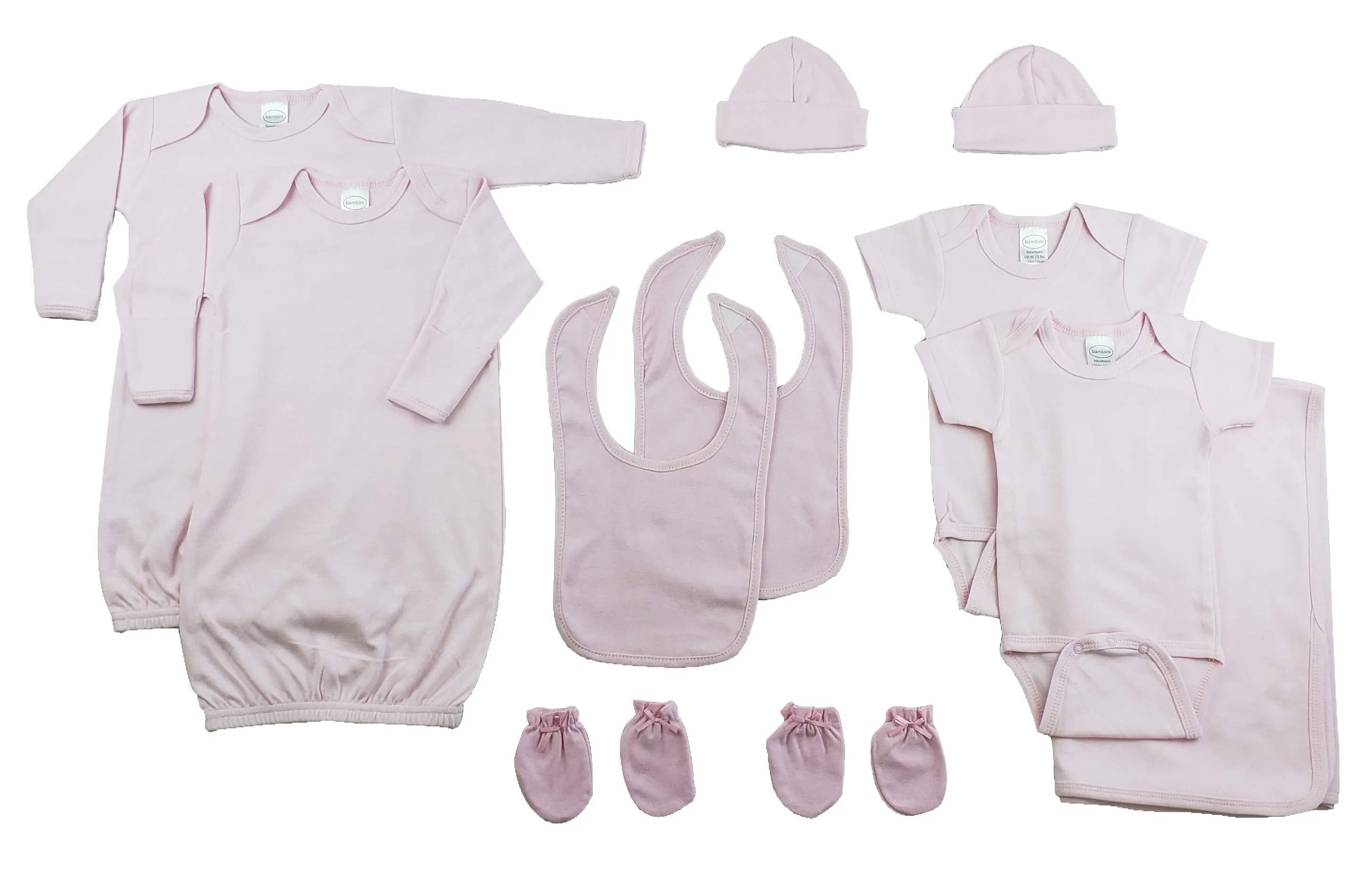 Layette for a Newborn: Bambini Girls 11 Piece Layette Set