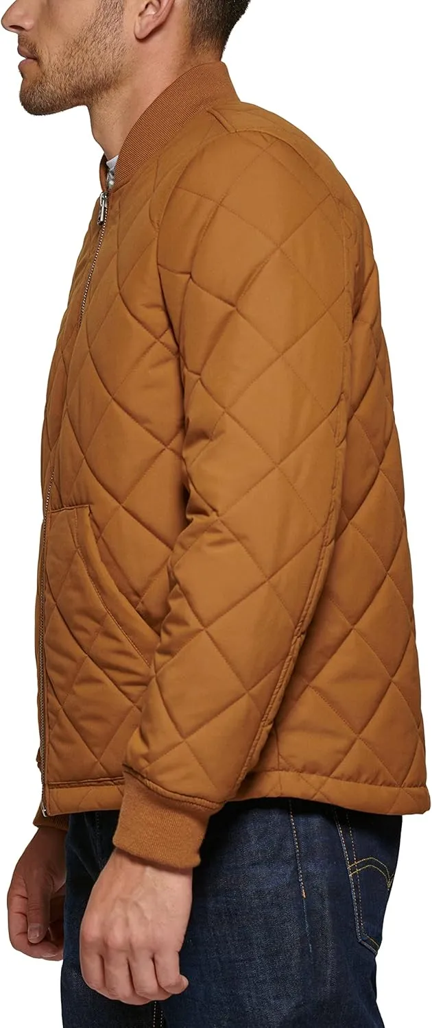 Levi's Men's Quilted Open Bottom Bomber Jacket