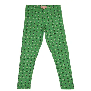 LockedUp Hearts Green Leggings