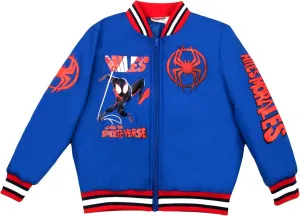 Marvel Superheroes Boy's Bomber Jacket - Spider-Man, Miles Morales, Black Panther, Ghost-Spider, Venom Bomber Jacket for Kids