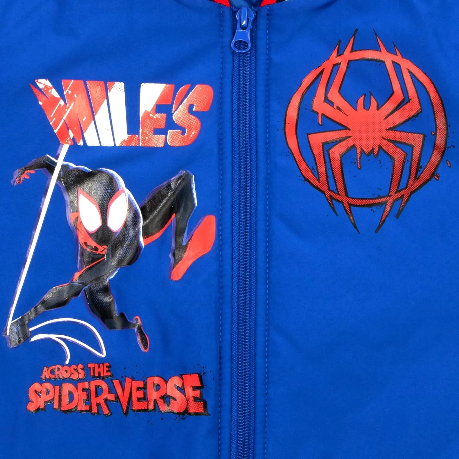 Marvel Superheroes Boy's Bomber Jacket - Spider-Man, Miles Morales, Black Panther, Ghost-Spider, Venom Bomber Jacket for Kids