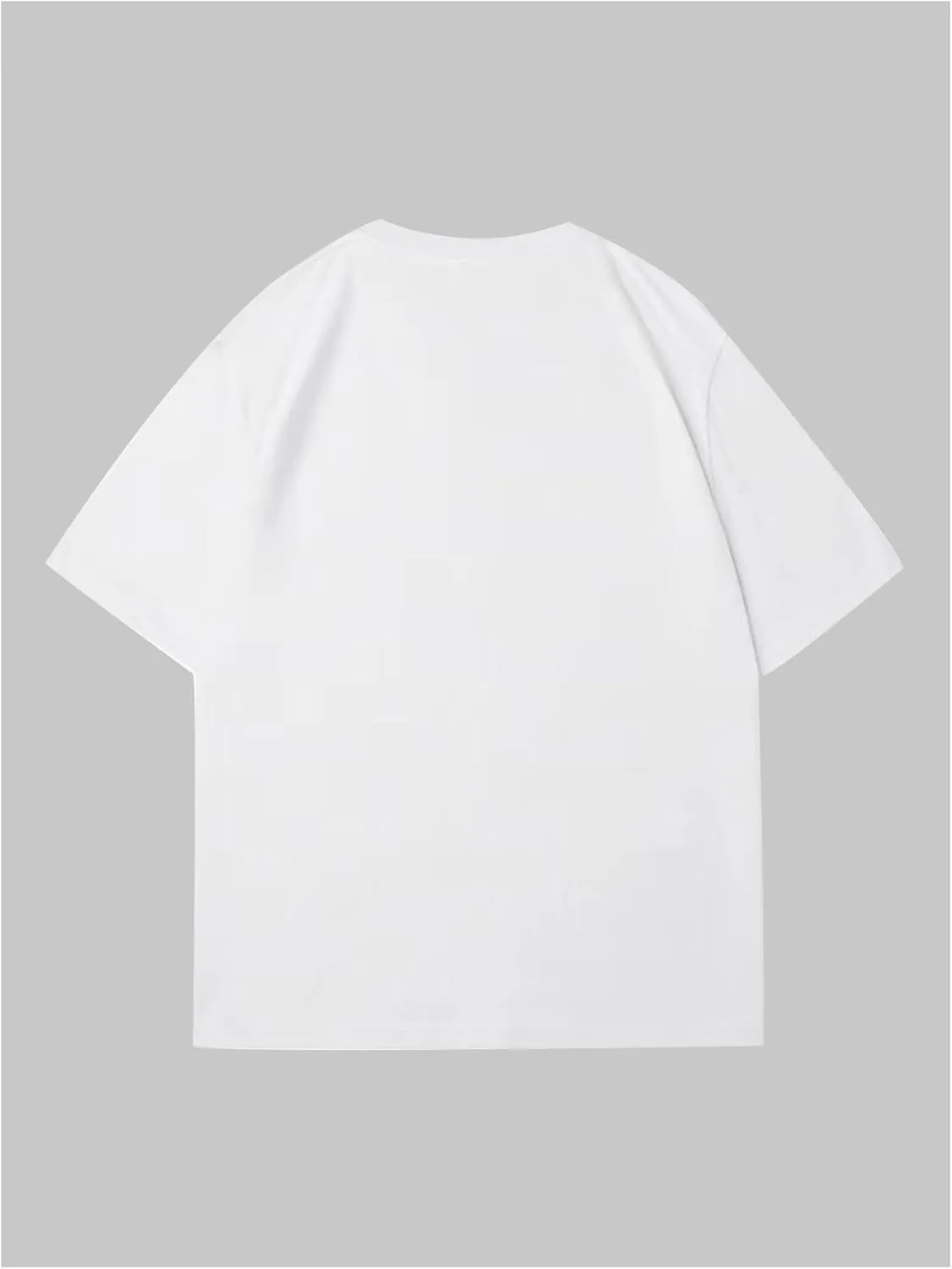 Men's Jersey T Shirts Graphic Short Sleeve Crew Neck Oversized Tees Drop Shoulder Casual Summer Tops