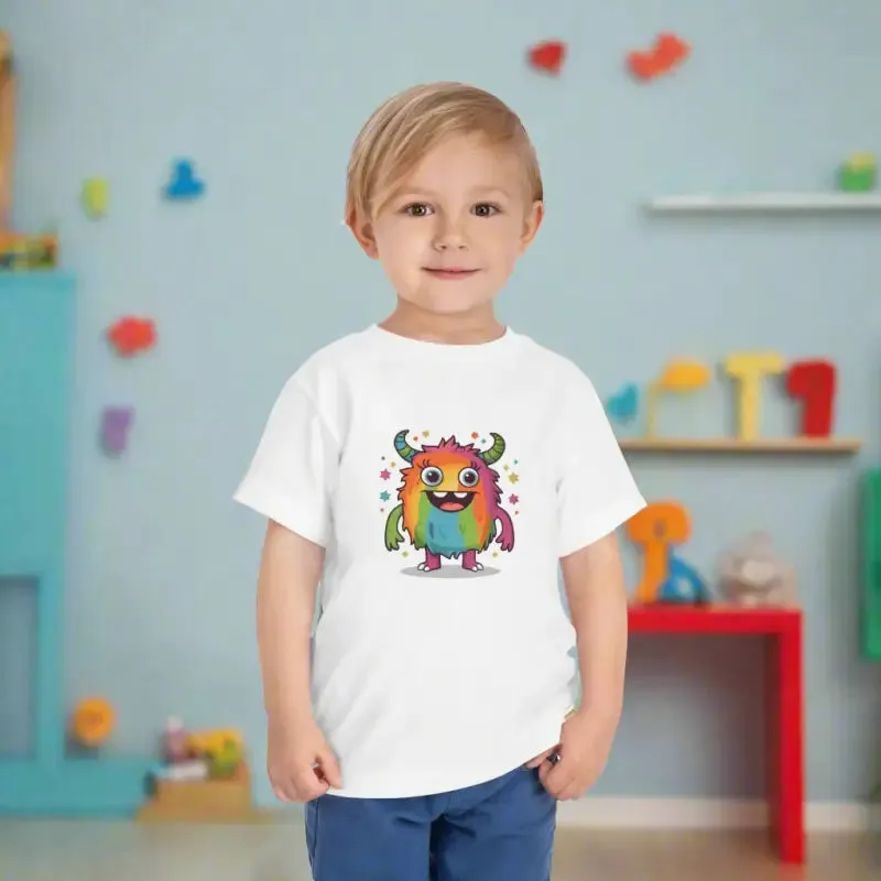 Monster Bruh Tee for Kids with Tear Away Label