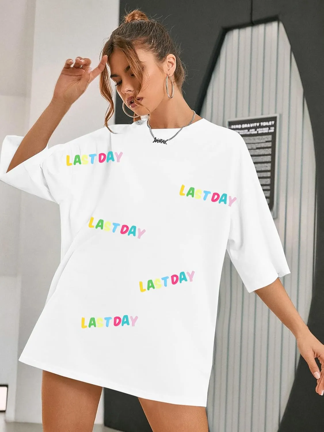 MYHALF Last Day of School Tshirt Oversized Teacher Life Shirt School Out Summer Shirt Happy Graduation Tee Appreciation Gift