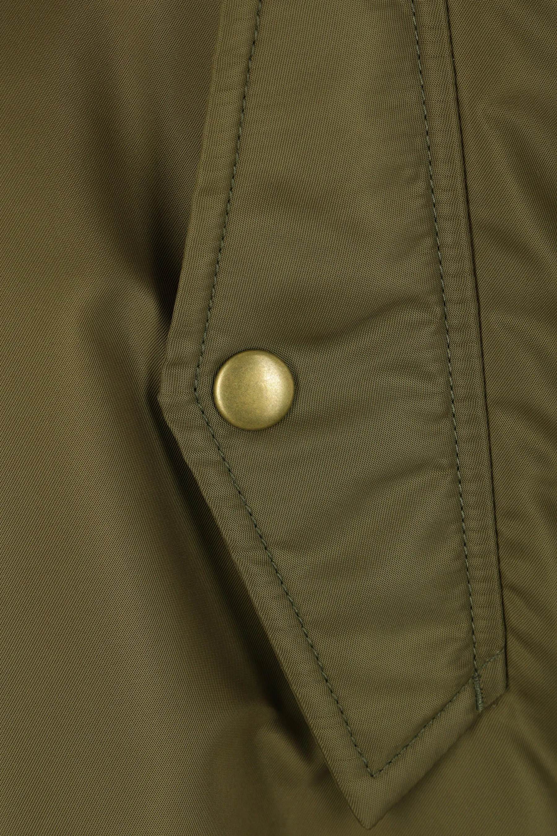 nylon and denim bomber jacket
