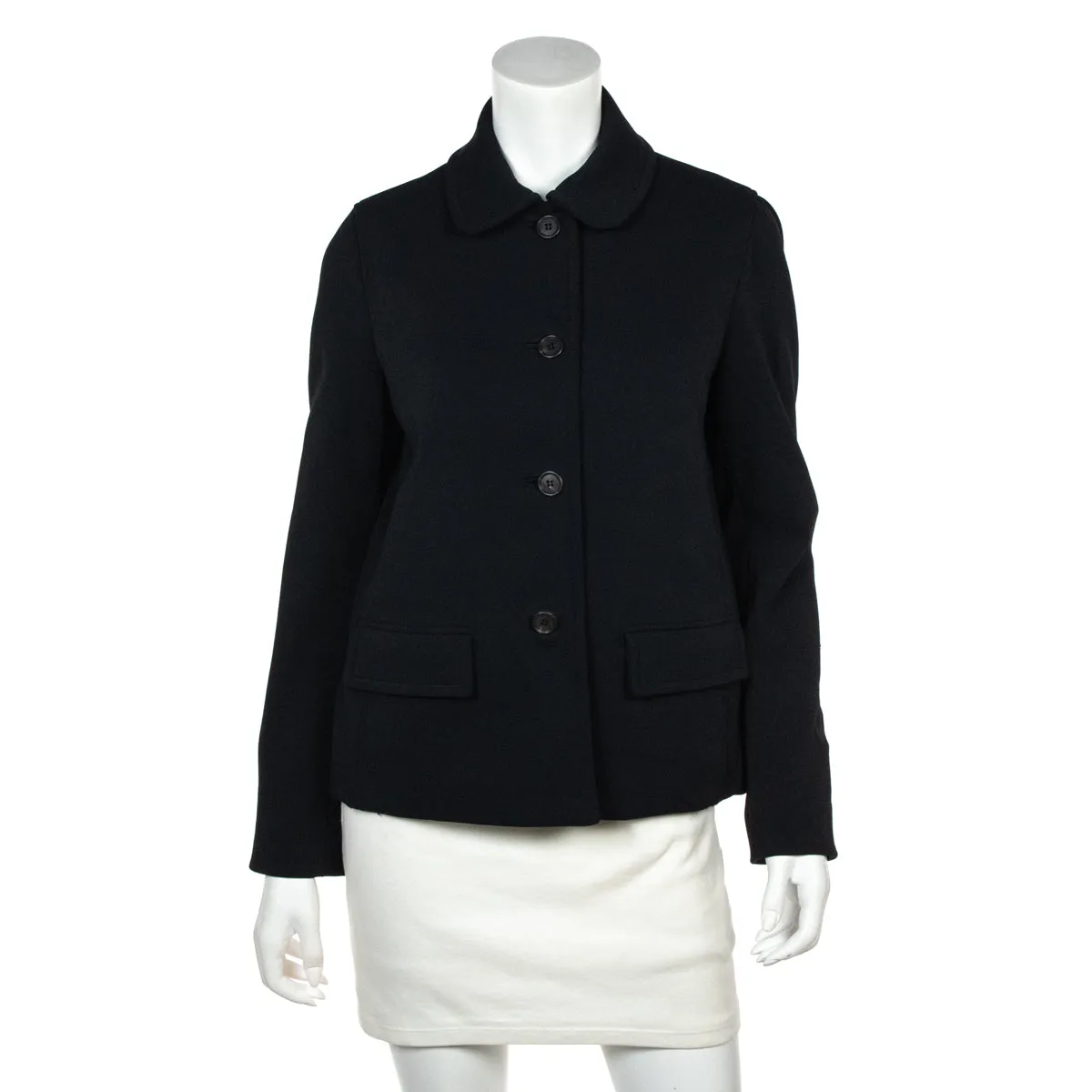 Prada Black Stretch Jacket Size XL | IT 48