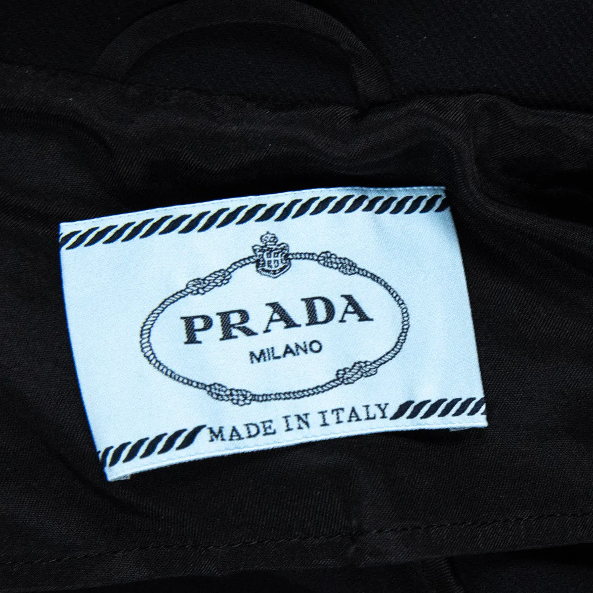 Prada Black Stretch Jacket Size XL | IT 48