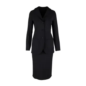 Prada Long Jacket and Skirt Set - '00s