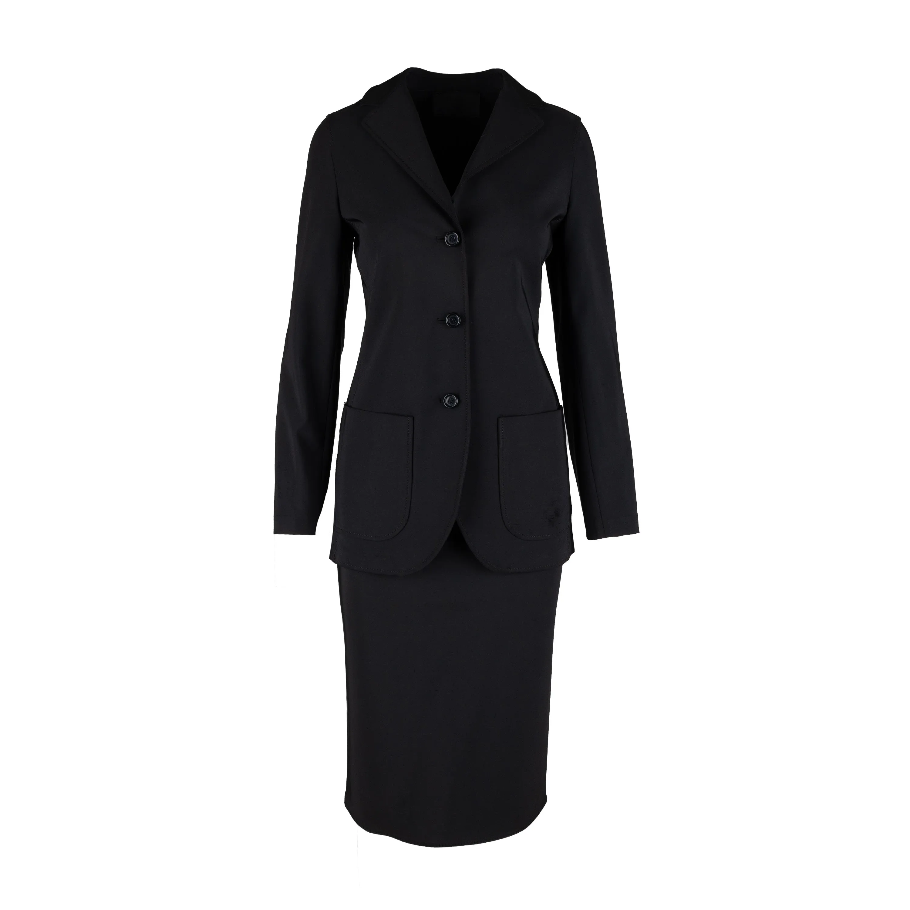 Prada Long Jacket and Skirt Set - '00s