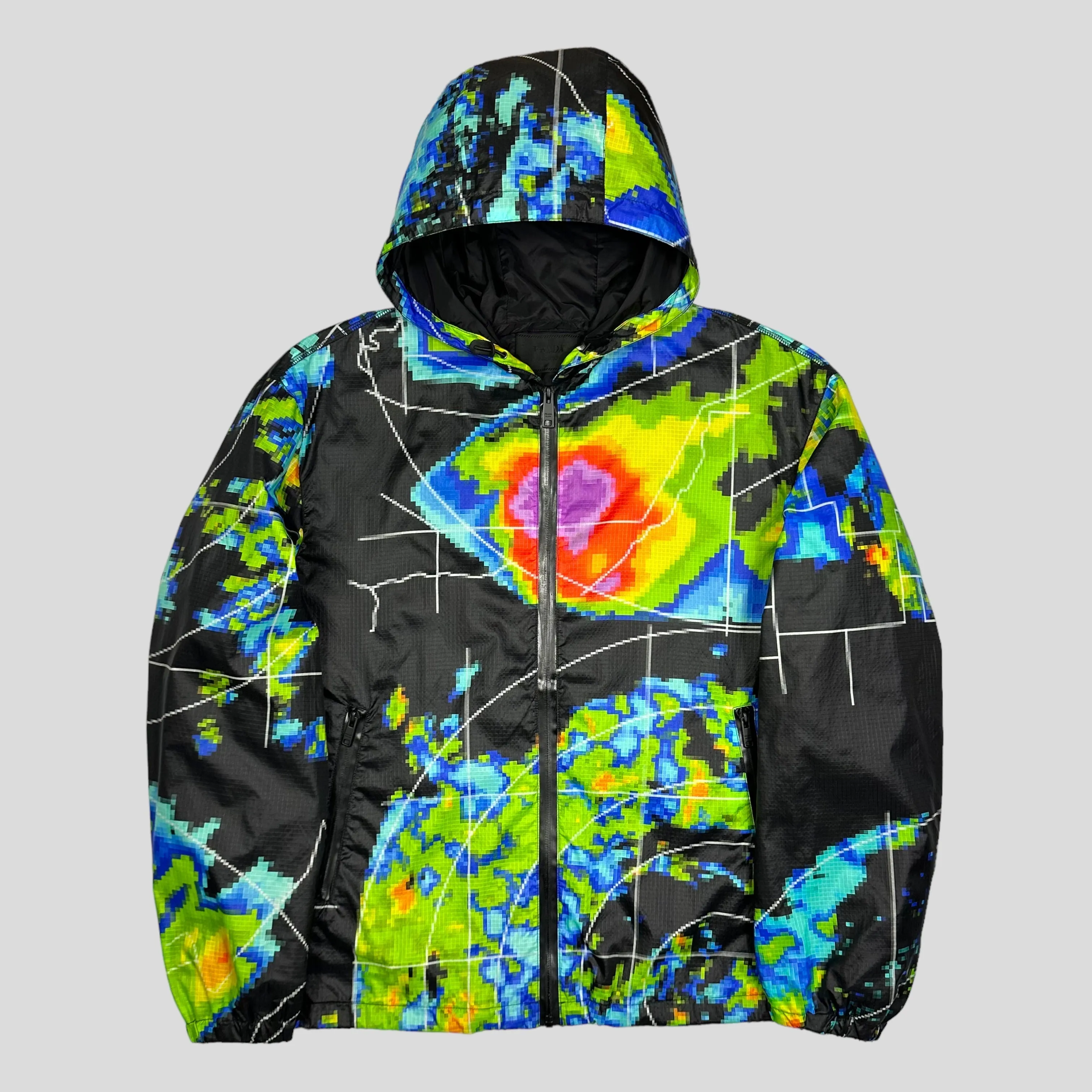 Prada Milano SS17 Radar Nylon Ripstop Jacket - M (L)