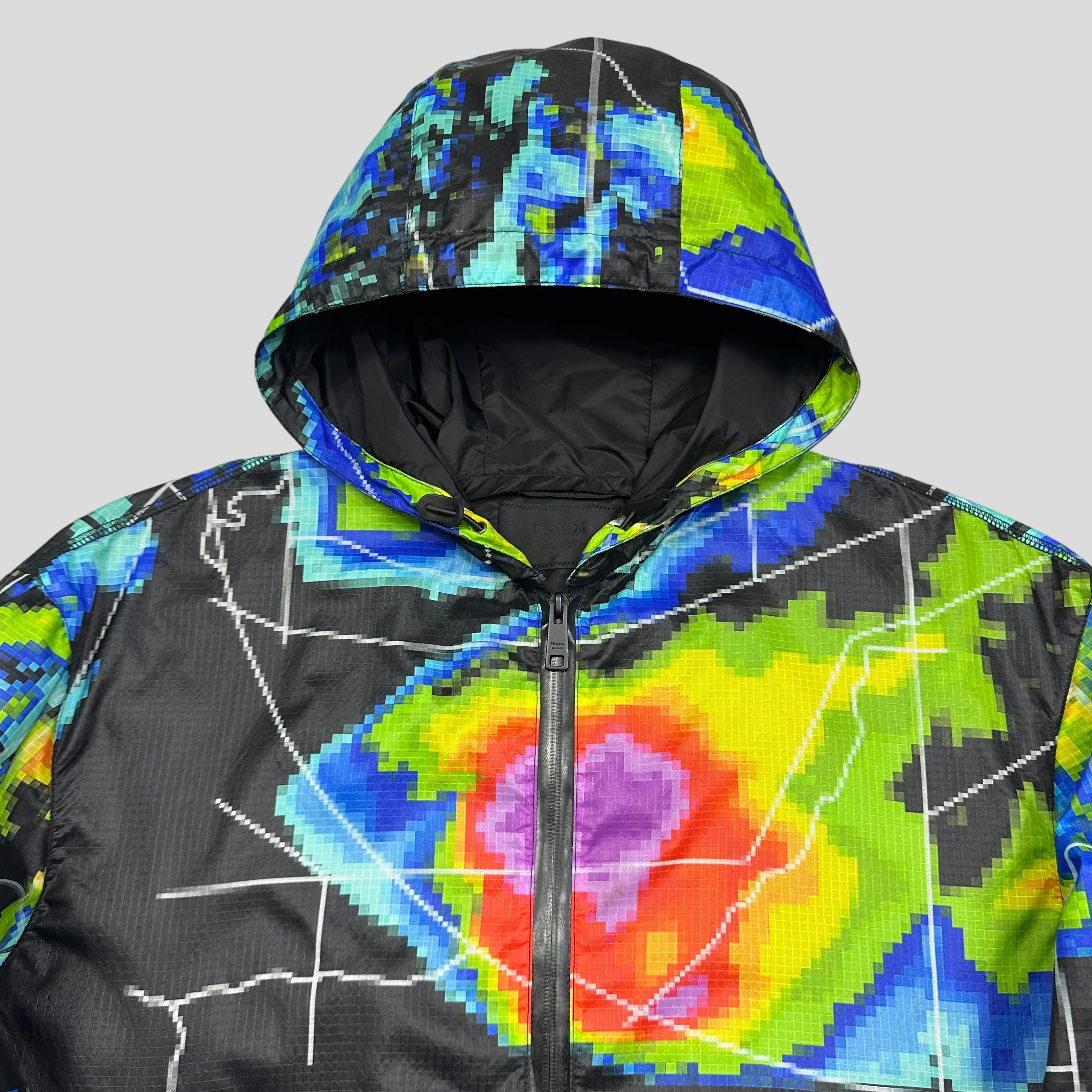 Prada Milano SS17 Radar Nylon Ripstop Jacket - M (L)