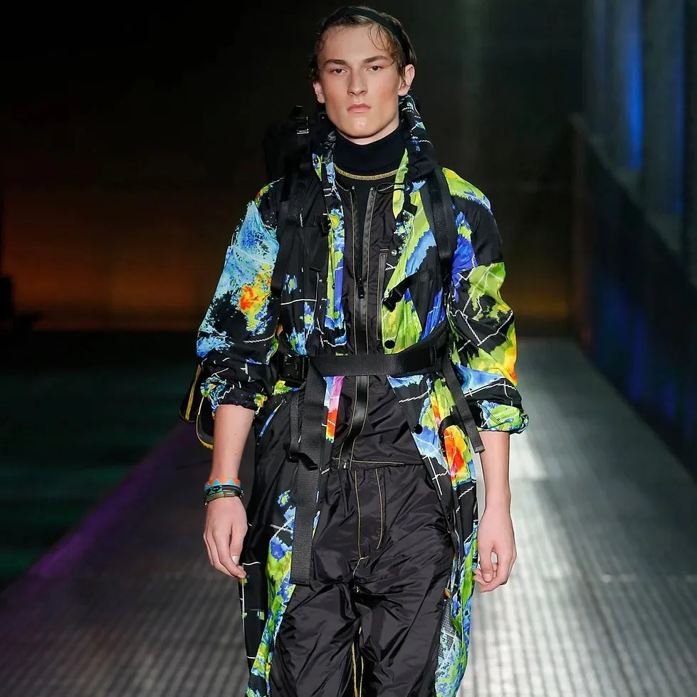 Prada Milano SS17 Radar Nylon Ripstop Jacket - M (L)
