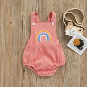 Rainbow Corduroy Jumpsuit