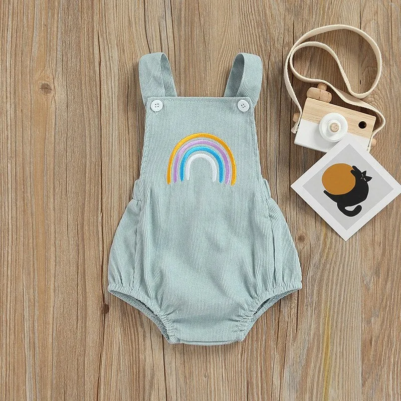 Rainbow Corduroy Jumpsuit