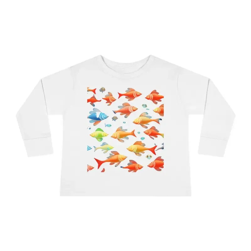 Rainbow Fish Toddler Long Sleeve Tee