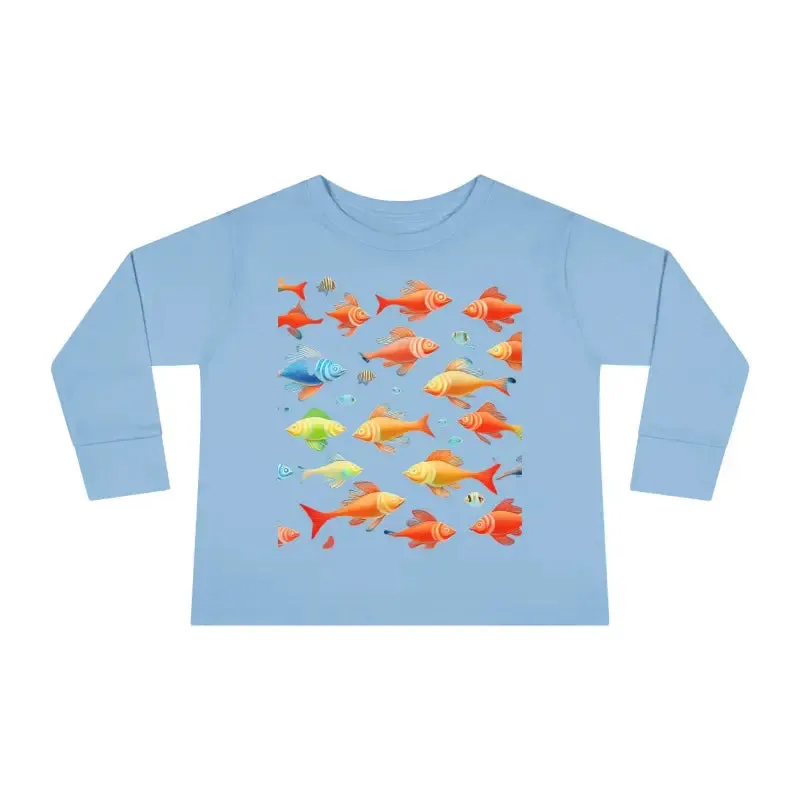 Rainbow Fish Toddler Long Sleeve Tee