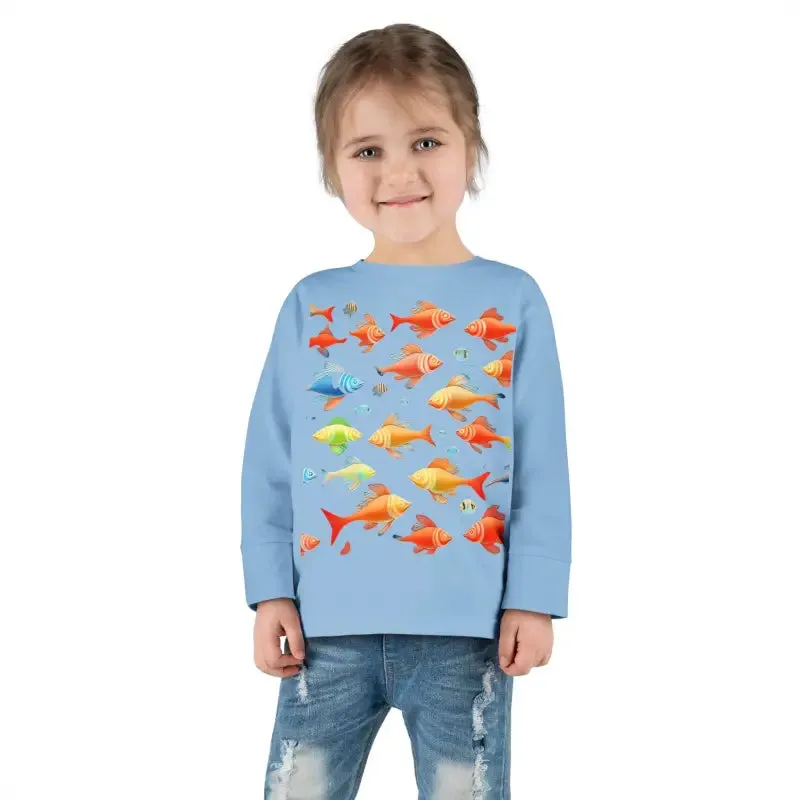 Rainbow Fish Toddler Long Sleeve Tee