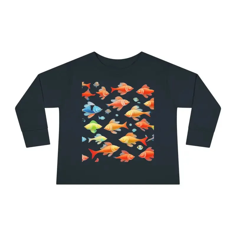 Rainbow Fish Toddler Long Sleeve Tee