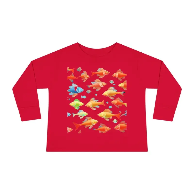 Rainbow Fish Toddler Long Sleeve Tee