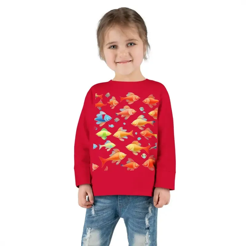 Rainbow Fish Toddler Long Sleeve Tee
