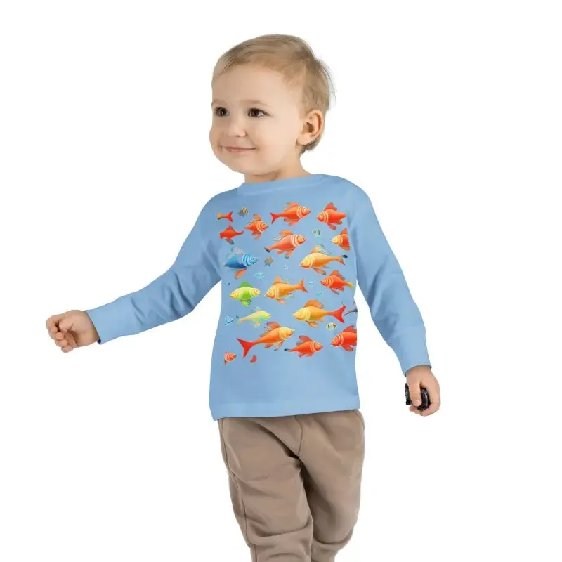Rainbow Fish Toddler Long Sleeve Tee