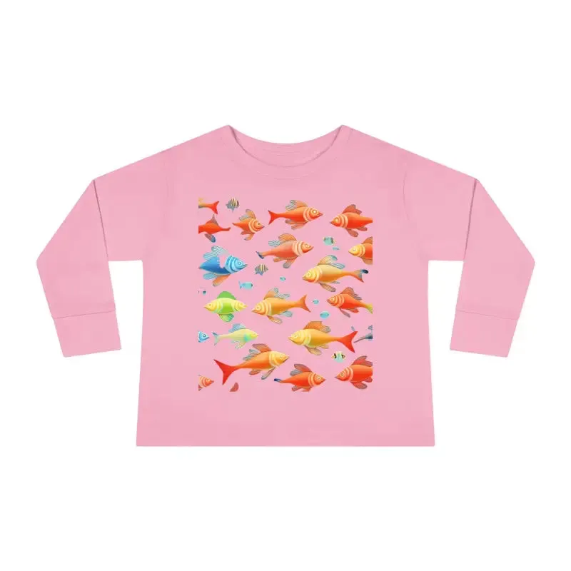 Rainbow Fish Toddler Long Sleeve Tee