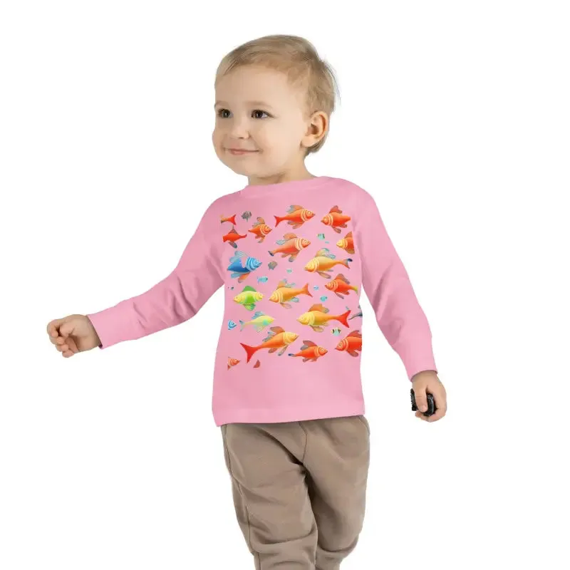 Rainbow Fish Toddler Long Sleeve Tee