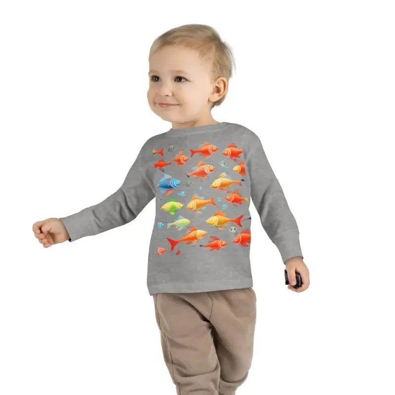 Rainbow Fish Toddler Long Sleeve Tee