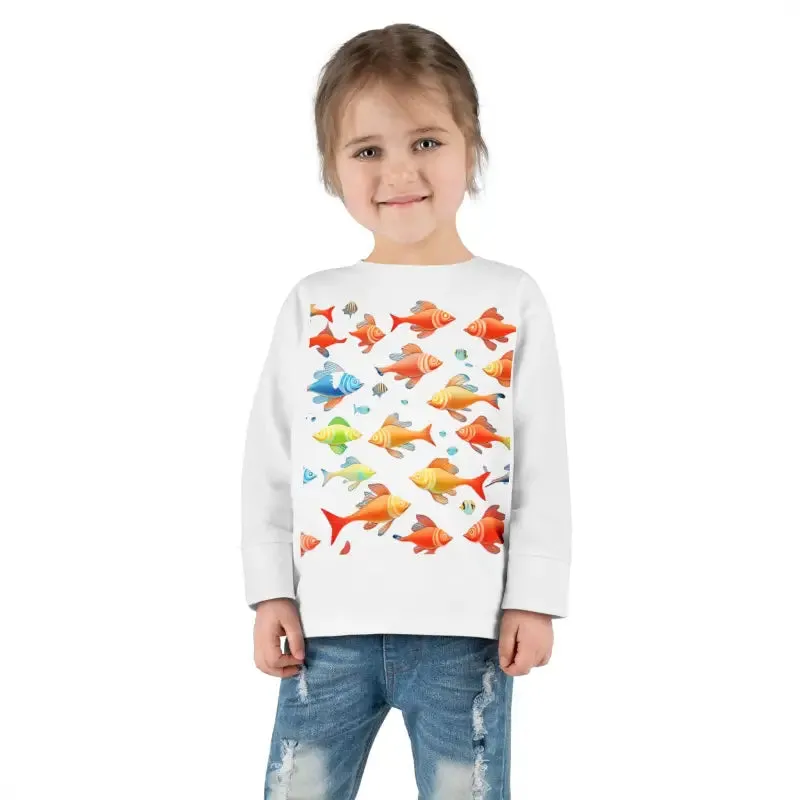 Rainbow Fish Toddler Long Sleeve Tee