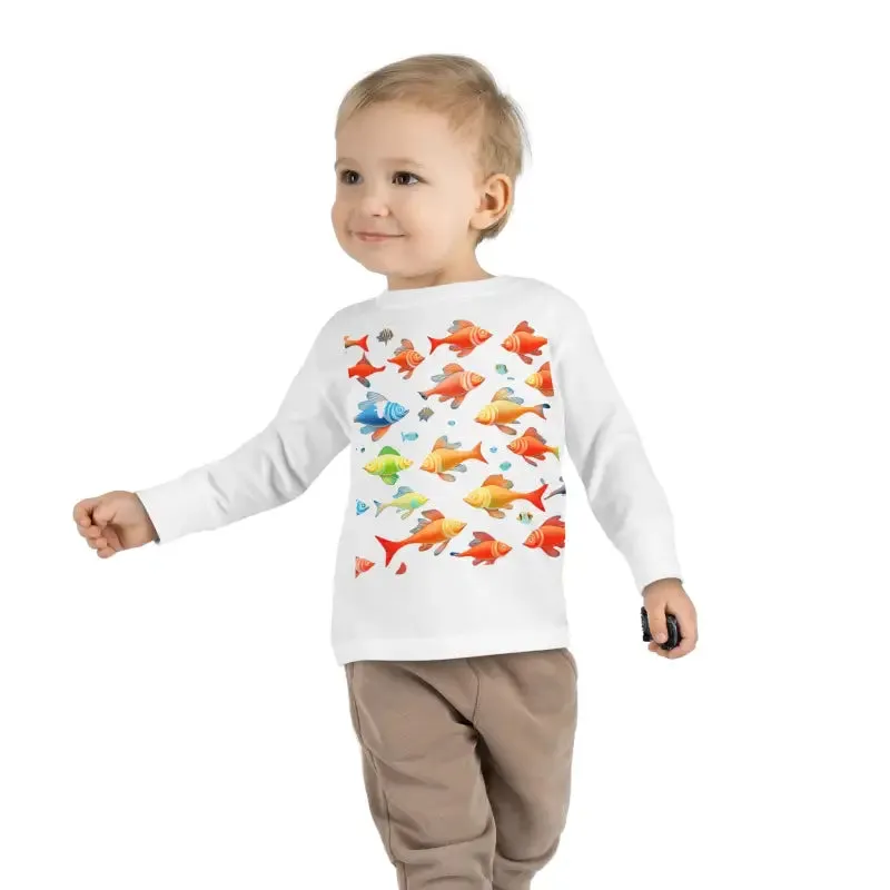 Rainbow Fish Toddler Long Sleeve Tee